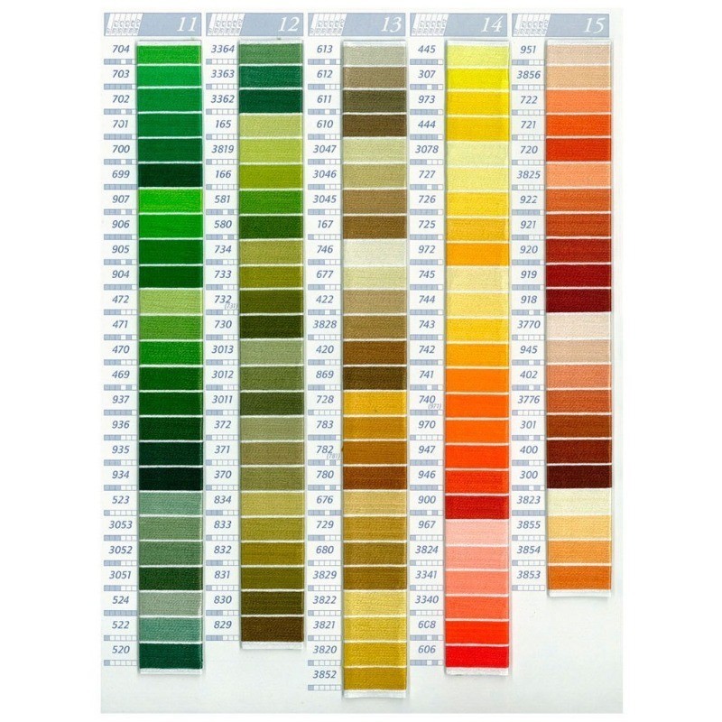 24pcs Colors Dmc Thread Cross Stitch Crosstitch Thread Cross Stitch Set ...