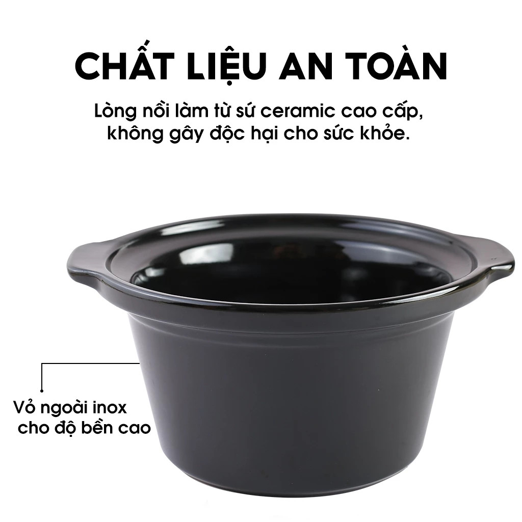Engler EL9116 slow cooker, 2.5L capacity, multi-purpose high-quality ...