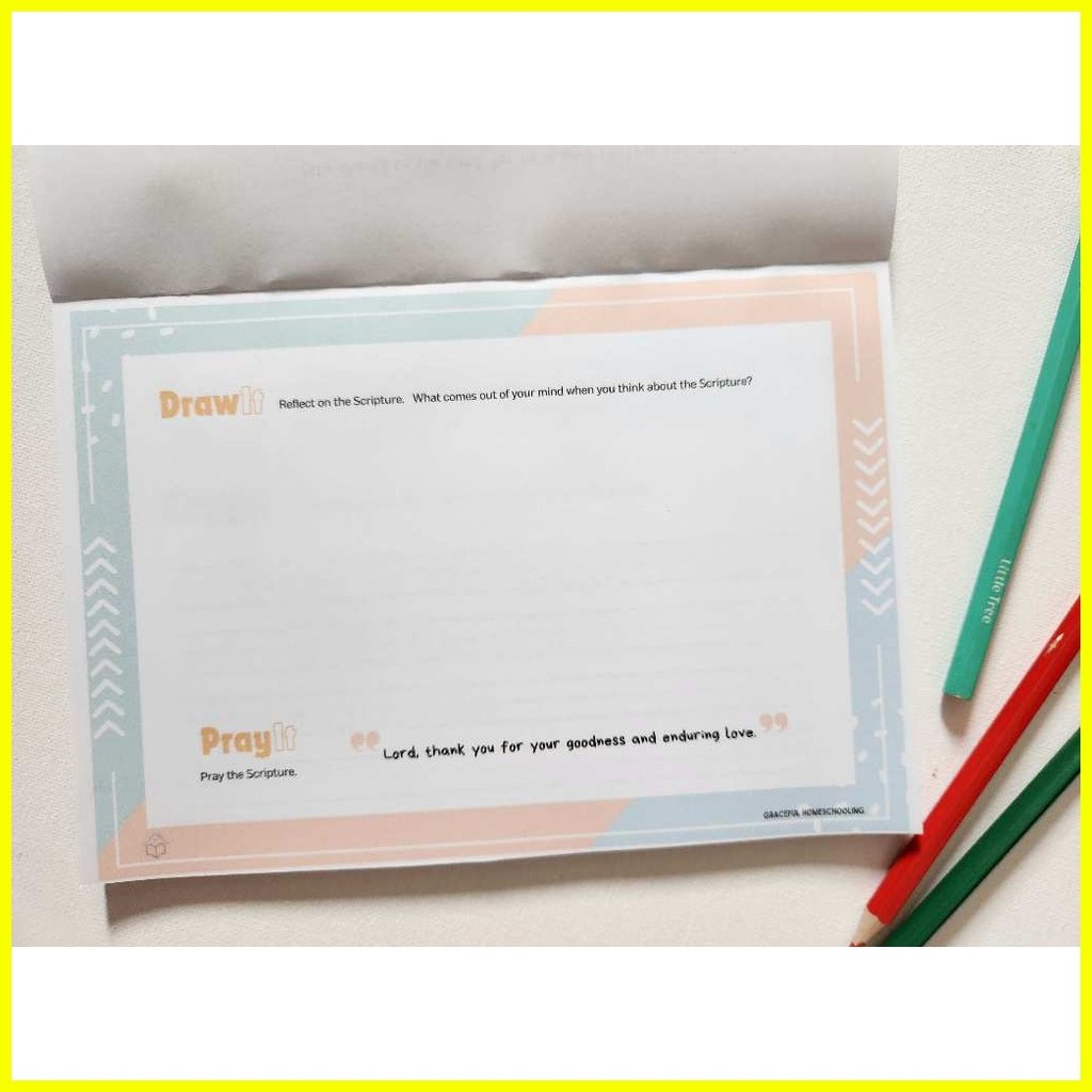 Tracing Pad for Kids, Handwriting Pad, Devotional Writing Practice Pad ...