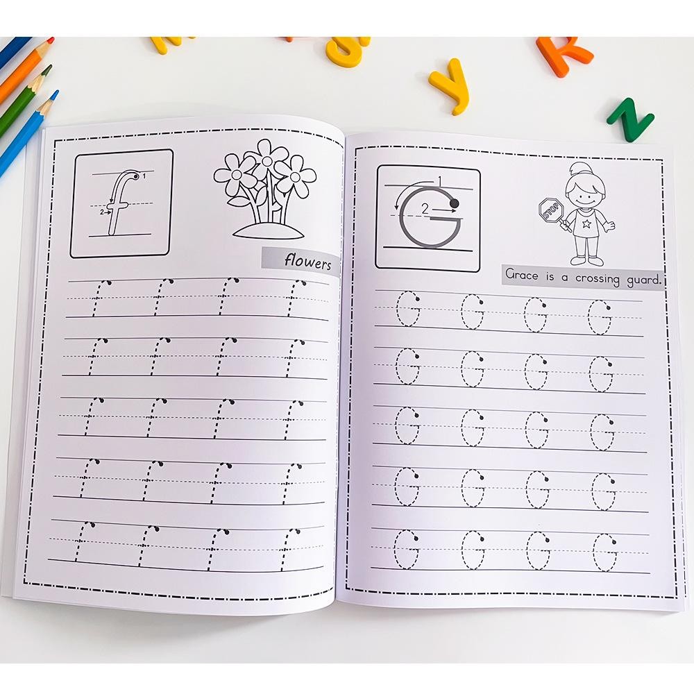 28/32page English Workbook for Kids Children Coloring Book Letter ...