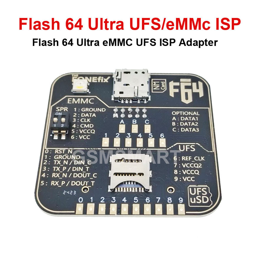 100 Original F64 Flash 64 Ultra lite Tool Box full set with UFS BGA 153 ...