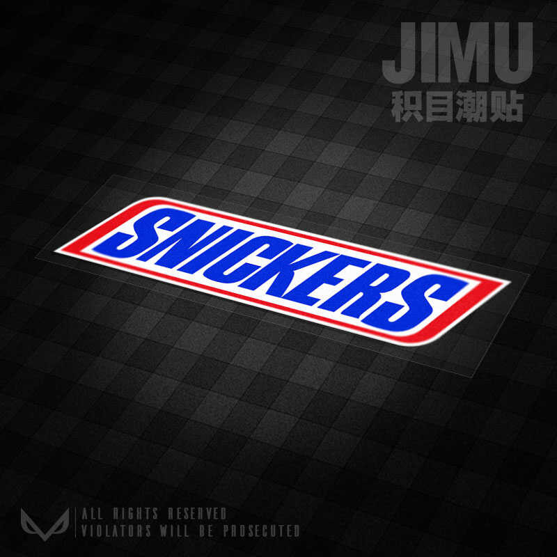 SNICKERS Stickers for Decorating Cars, Motorcycles, Electric Vehicles ...