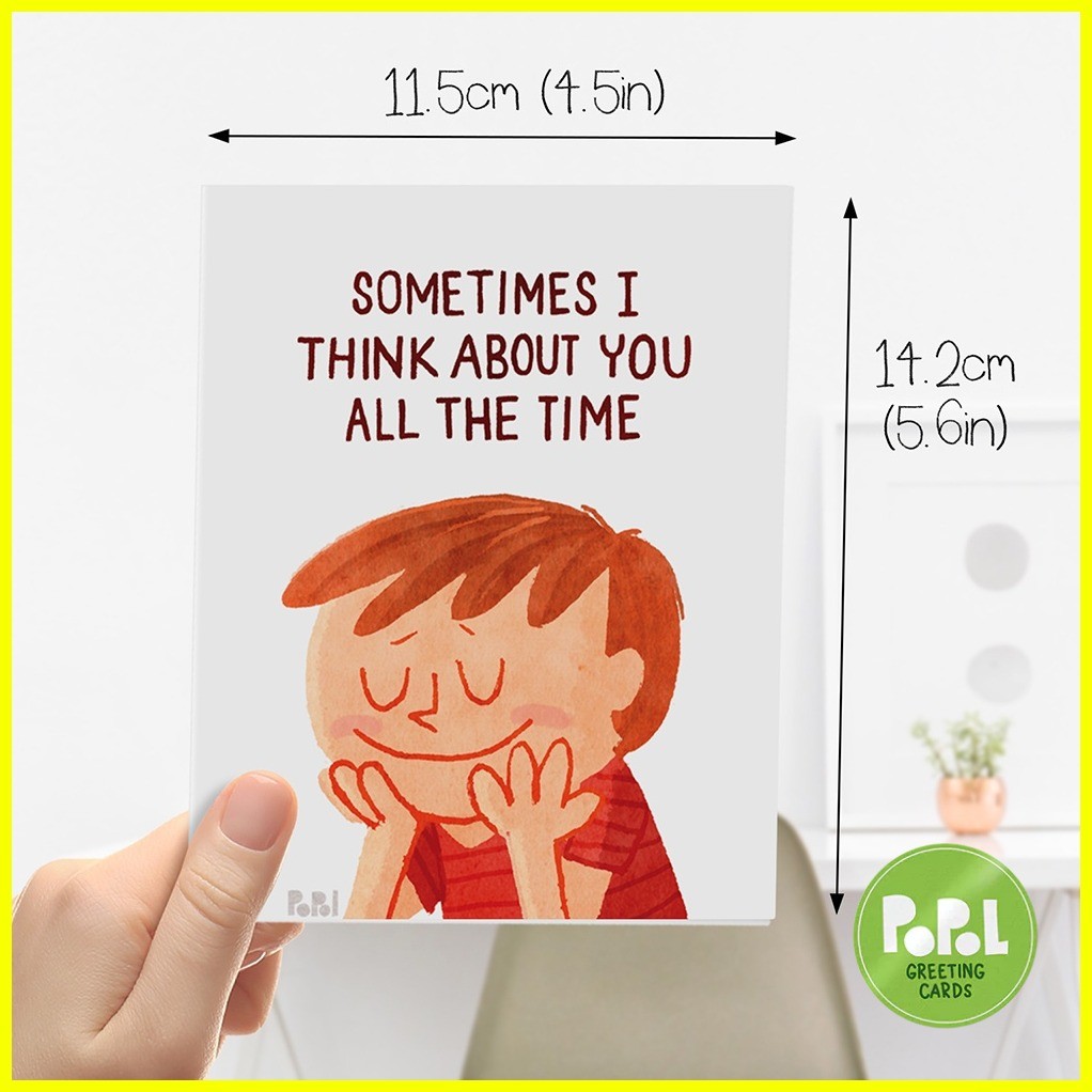 Popol - Sometimes I Think About You (Boy) - Cute Funny Sweet Greeting ...
