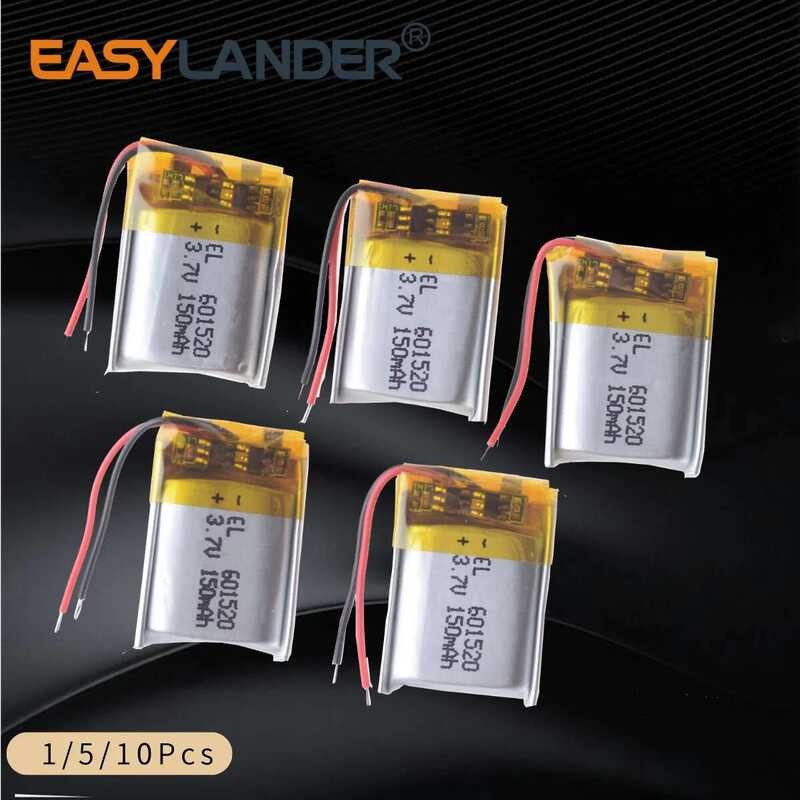 Batteria LiPo 402020 3.7V 150mAh Con 3 Cavi E Termistore NTC Per Smartwatch E Elettronica - 2