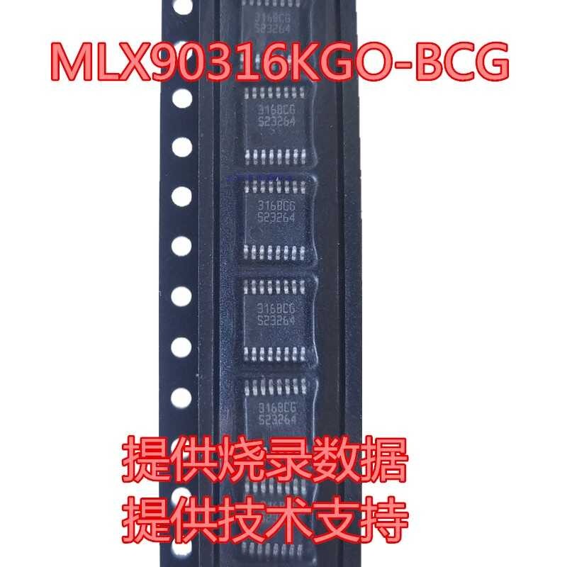 MLX90316KGO-BCG-000-RE 316BCG TSSOP16 Dual Hall Angle Sensor Chip ...