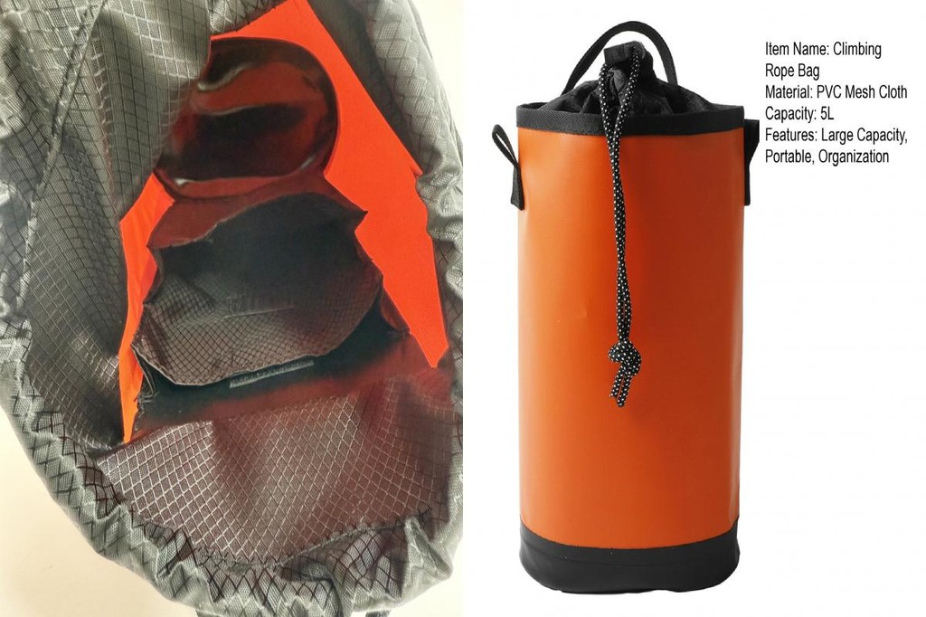 Rock Climbing Essentials Organizer Climbing Rope Bag 5l Arborist Rope ...