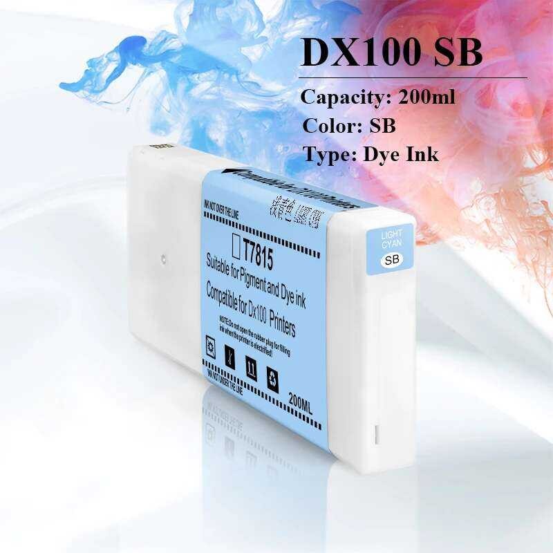 1Pc 3 T7811-T7816 Dx-100 Ink Cartridge Dye-Based Ink For Fuji Frontier ...