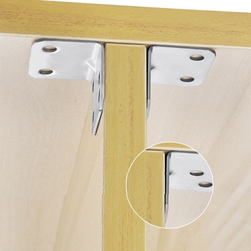 10/20/30Pcs Corner Brackets / 90-degree Angle Shelf Connector / Cabinet ...