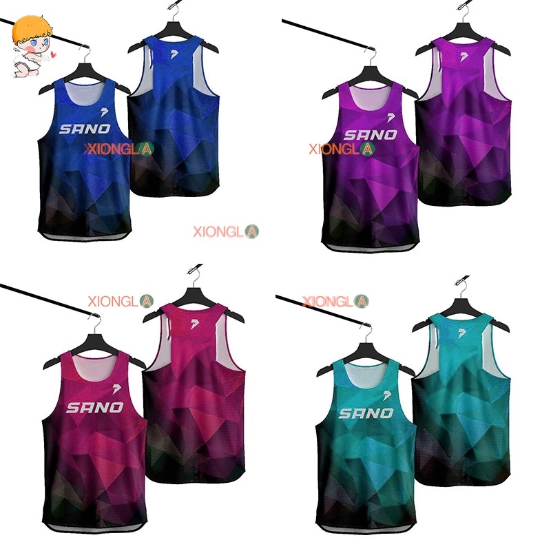 【Free Custom Logo & Name】Customize Running Singlets | Full Sublimation ...