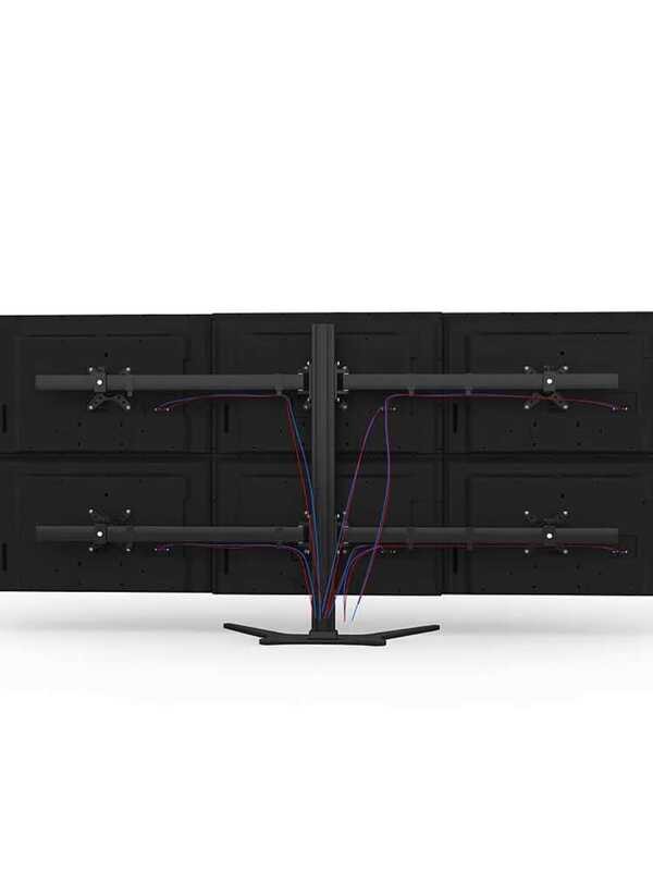 Zhiwanga Six-Screen Monitor Stand Desktop Multi-Screen LCD Computer ...