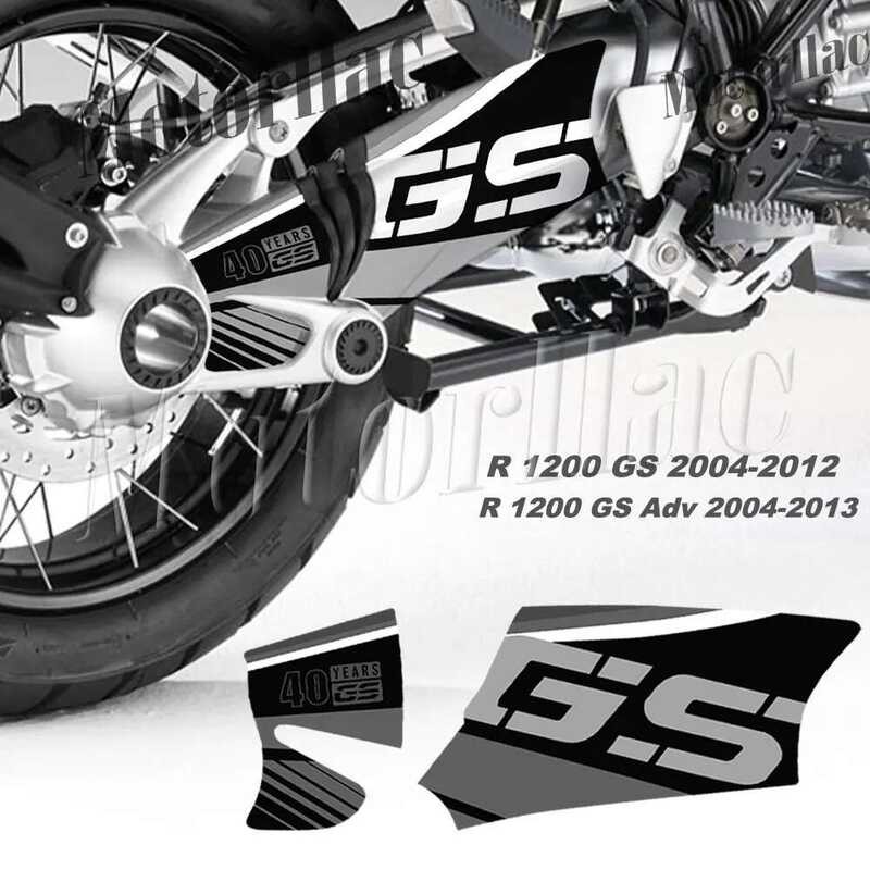 3M Motorcycle Swingarm Sticker Triple Black 40 Years GS Rotating Shaft ...