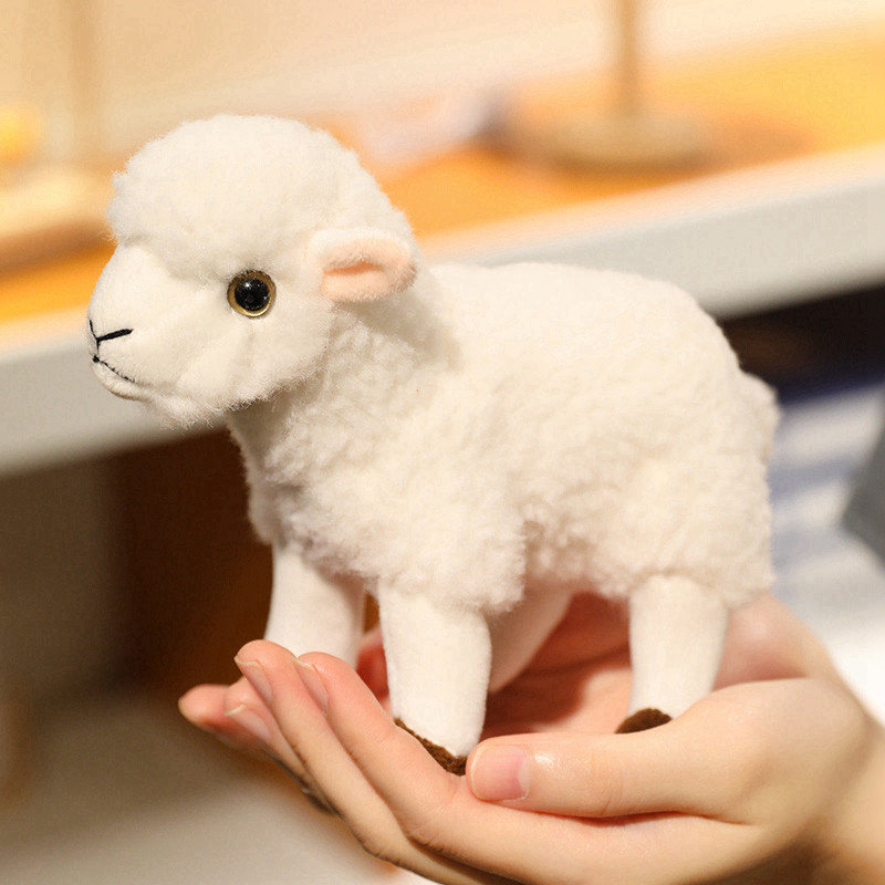 PLUS High Quality Artificial Sheep Wool Toy Pendant Fun and Cute Sheep ...