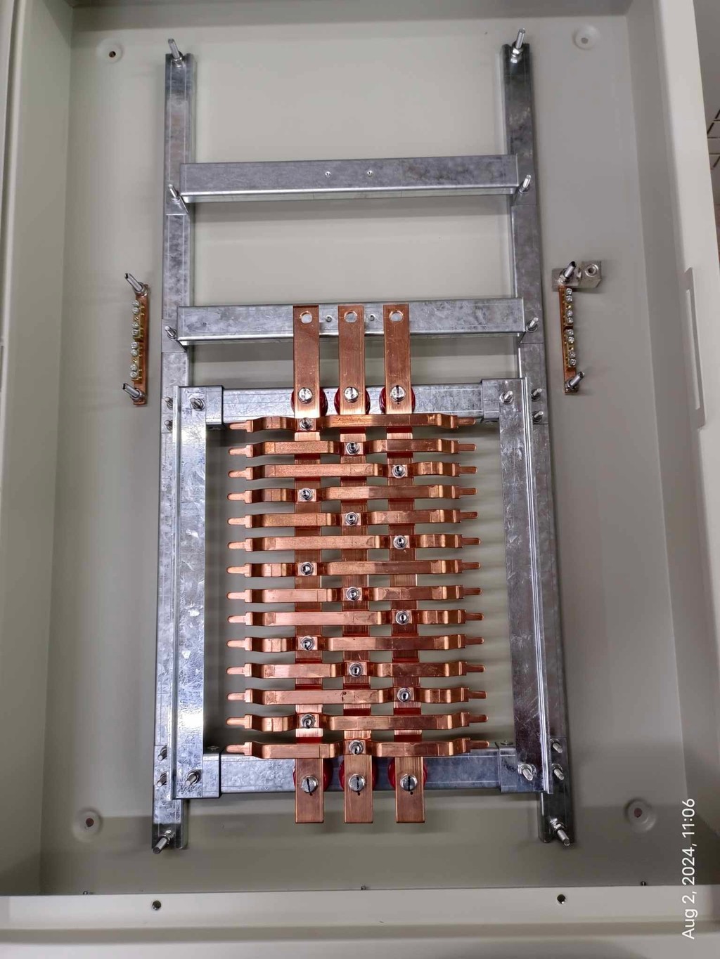 ROYU Panel Board For 125A 3P EZC250H Main 3 Pole with 14 Branches 2 ...