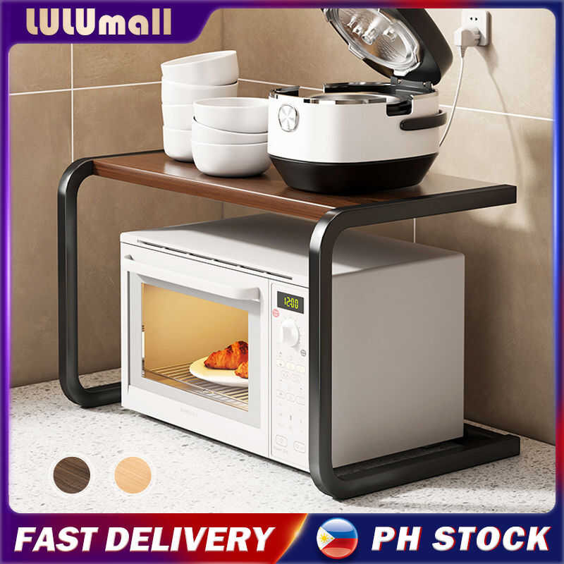 Kitchen Rack Microwave U-Shaped Oven Shelf Home Double Countertop ...