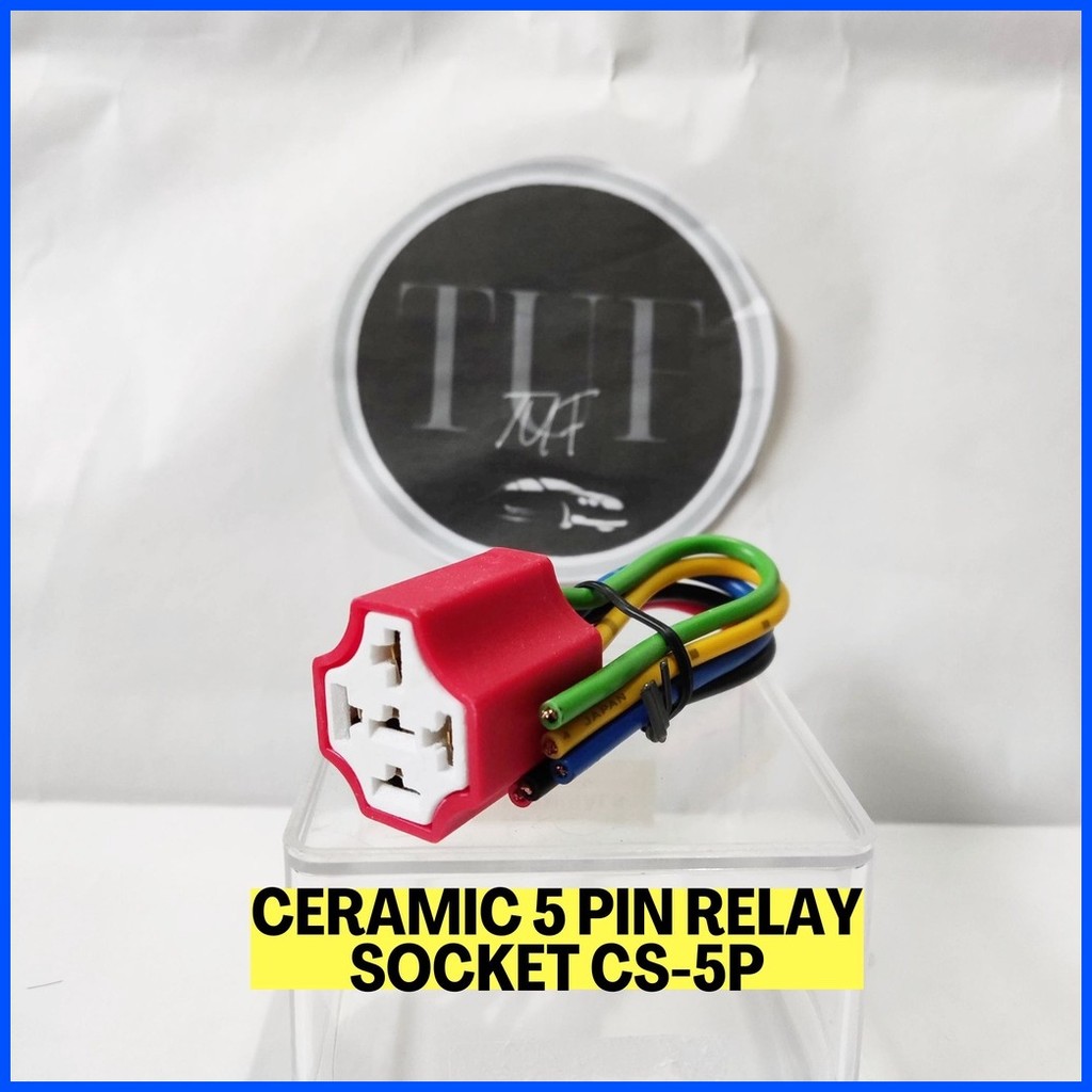 CIRCUIT CERAMIC 5 PIN RELAY SOCKET CS-5P | Shopee Philippines