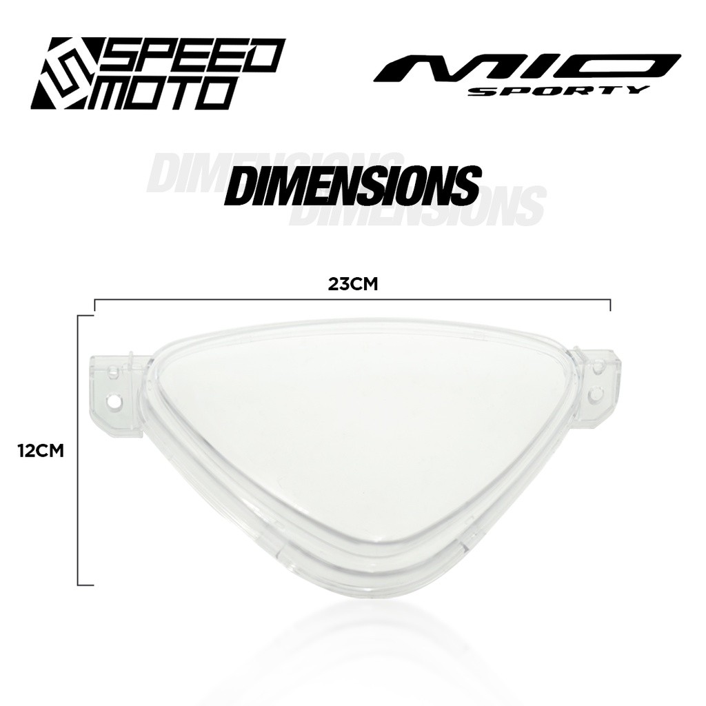 YAMAHA MIO SPORTY OEM SPEEDOMETER CLEAR GAUGE LENS FOR MIO SPORTY ...