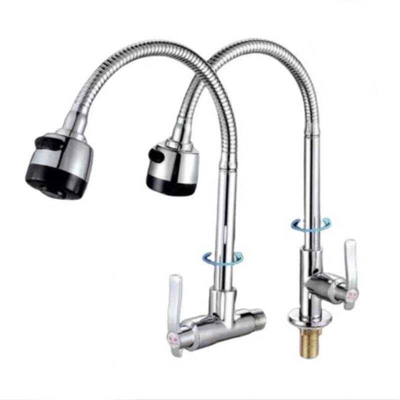 Faucet For Kitchen Gripo Sa Lababo Stainless 360 Rotate Flexible Steel ...