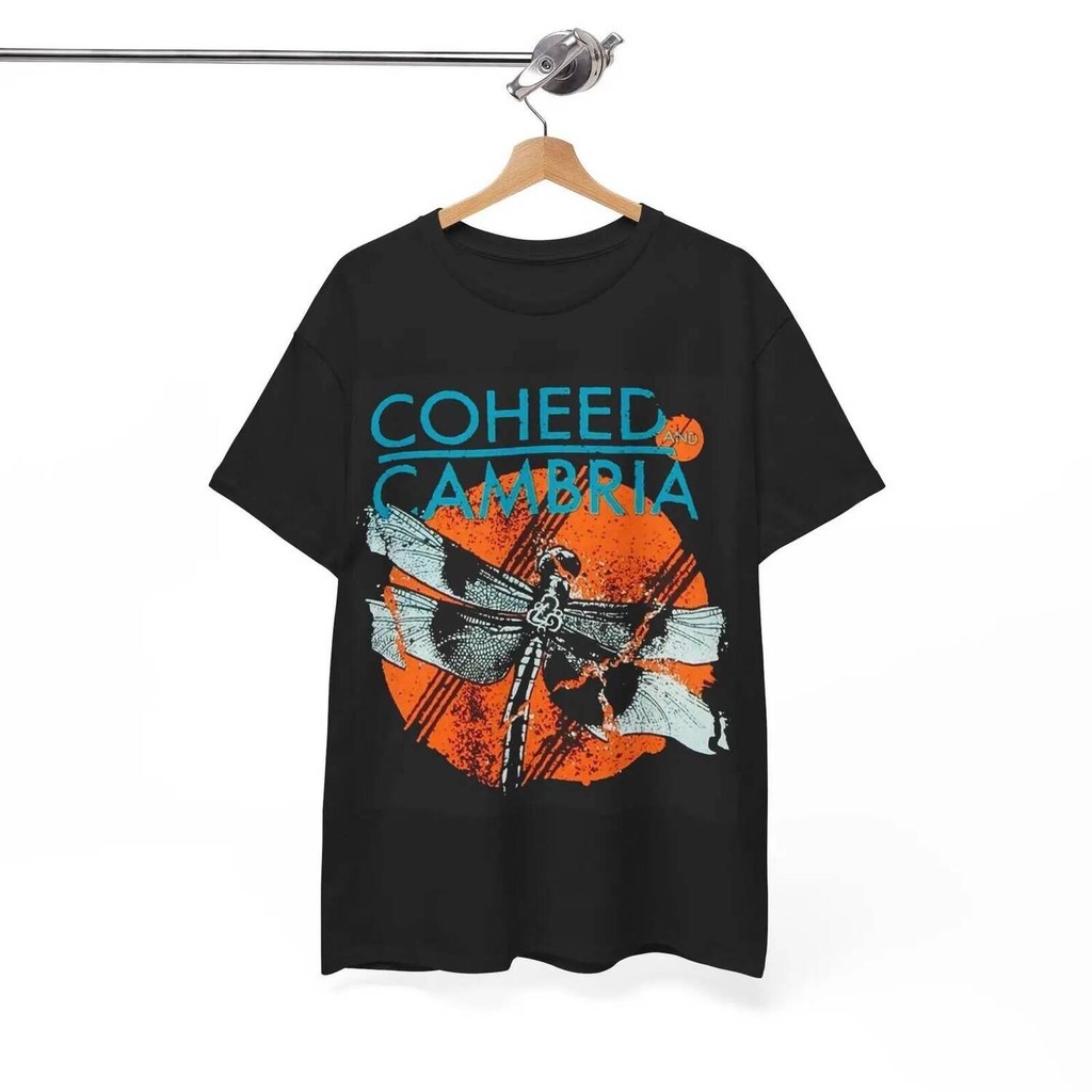 Coheed And Cambria Tshirt Retro Rock Band Merch Unisex Heavy Cotton Tee ...