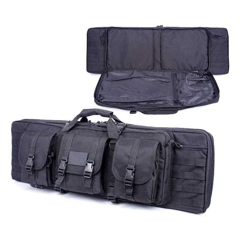 Tactical 142Cm Molle Backpack Double Rifle Case Hunting Sniper Airsoft ...