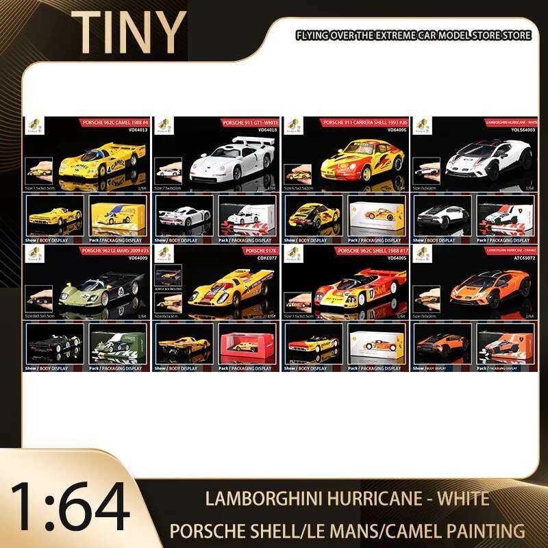 TINY Sparky 1:64 Porsche 911 Carrera Shell 962 Le Mans Lamborghini ...