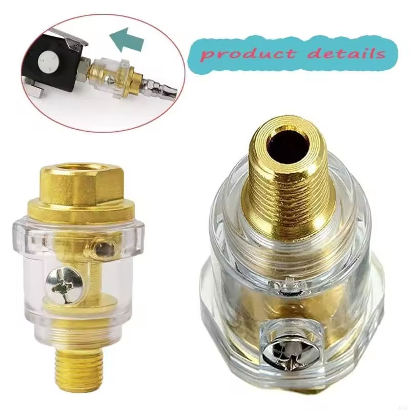 GSE 1/4 Inch Mini Oiler Automatic Lubricator for Pneumatic Tools Air ...