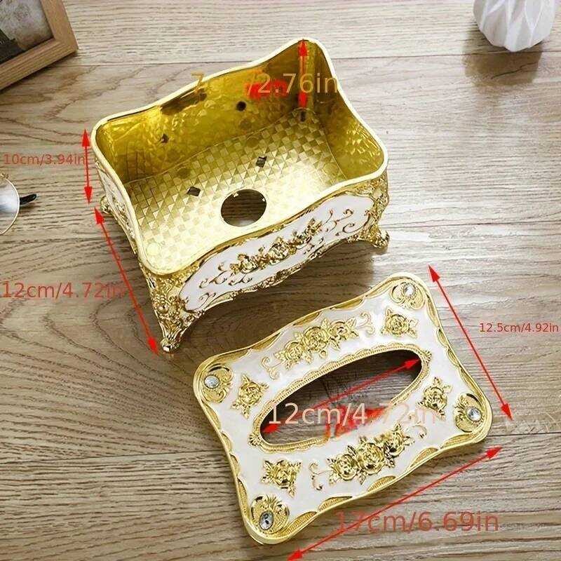 ury Tissue Box Cover Rectangle Facial Tissue Paper Box Cover Toilet ...