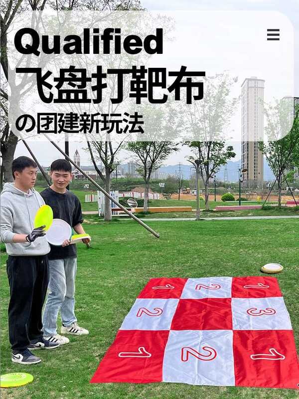 LERPIO Frisbee Nine-Gong Throwing Accurate Grid Target Cloth Team ...