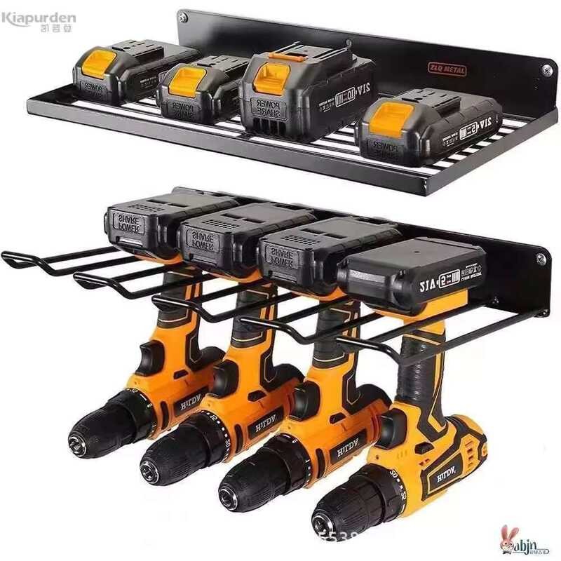 Electron maintenance tool storage rack, garage charger, electric drill ...
