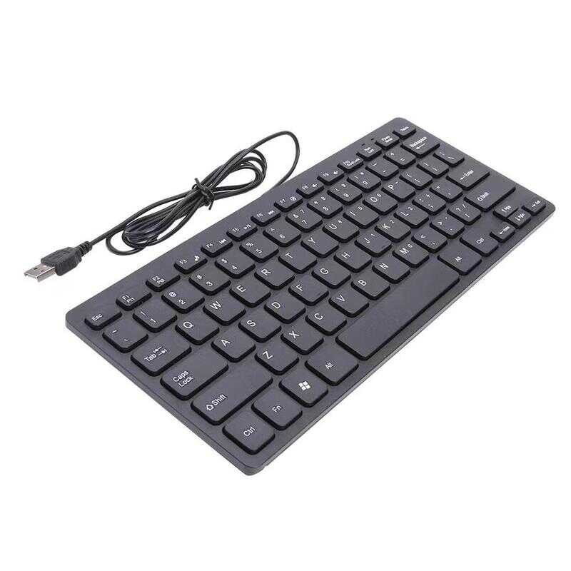 Universal Mini Keyboard USB Wired Keyboard Multimedia Keyboard For PC ...