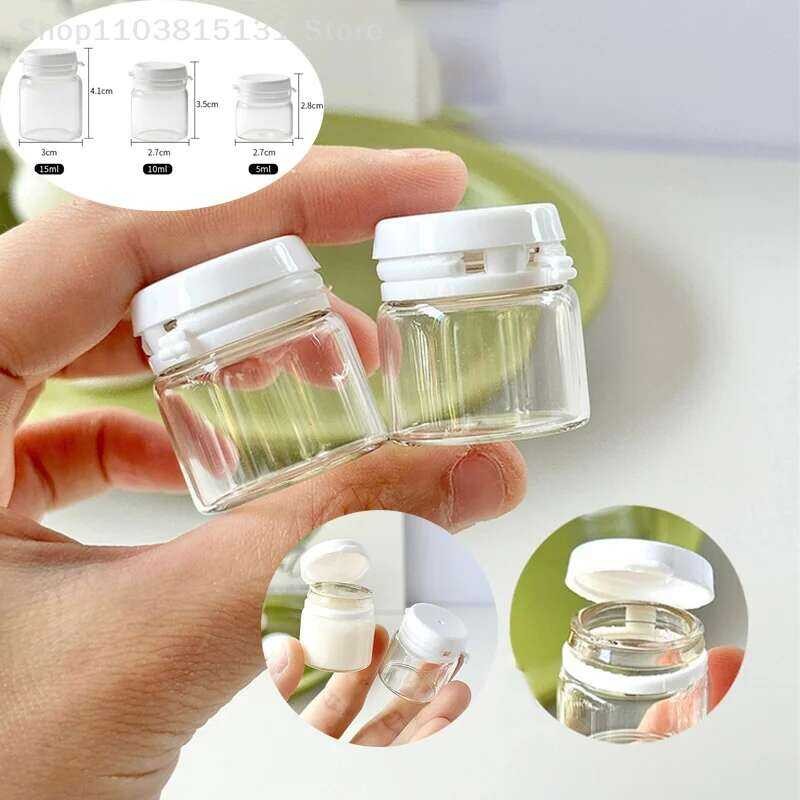 Alcohol Spray Bottle Glass Mini Cosmetic Jars Pcs Liquid Foundation ...