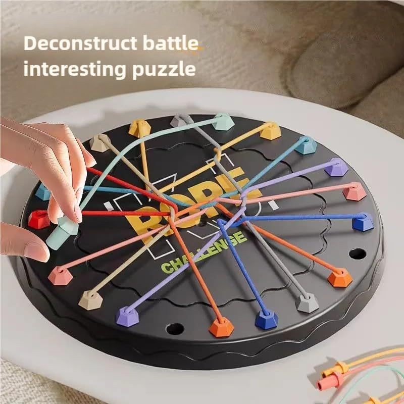 Rope Knots Challenge Board Game for Kids Parent Child Interactive Table ...