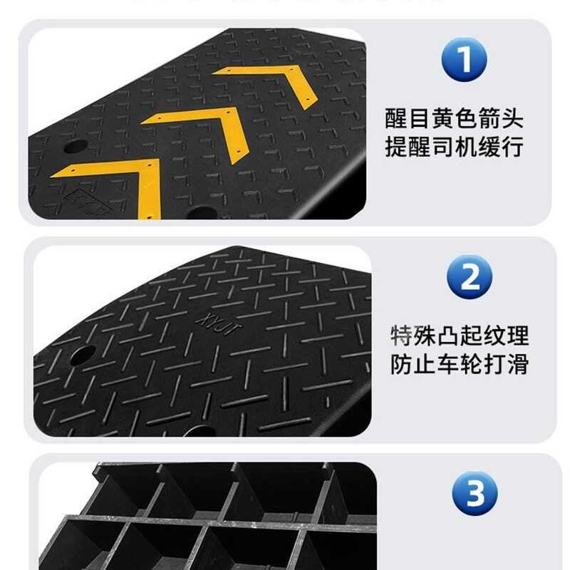 Step Ramp Slope Pad Road Curb Threshold Pad Car Ramp Doorway Rubber ...