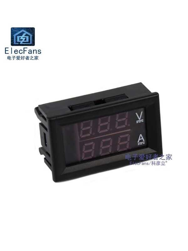 DC Voltmeter Ammeter Dual Display Tube LED Digital Module Modified ...