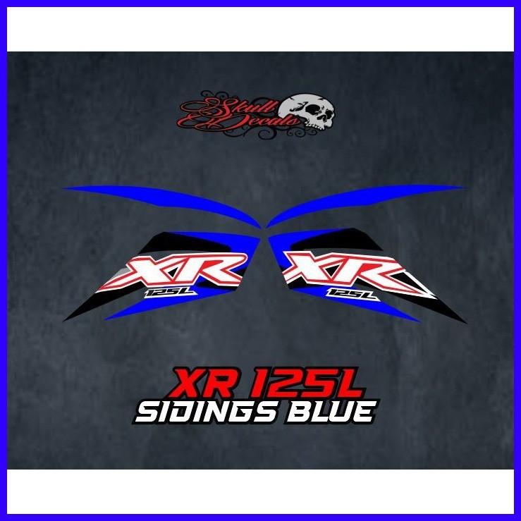 XR 125L SIDING Decals Non Reflectorized (Water Proof) | Shopee Philippines