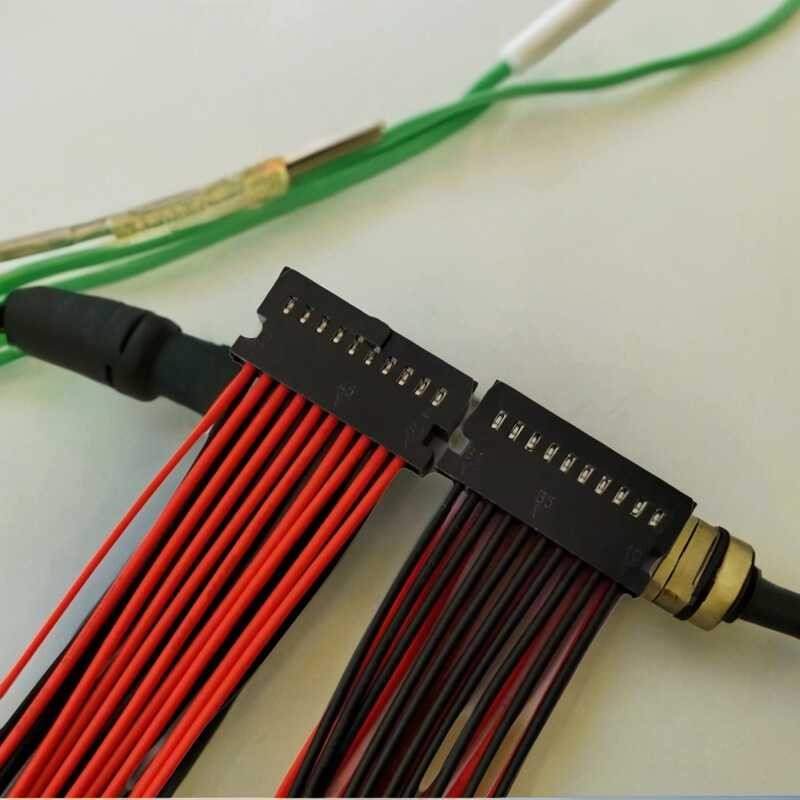 2.54mm-2*10P Dual Row Bull Horn Terminal Harness Connector Automotive ...