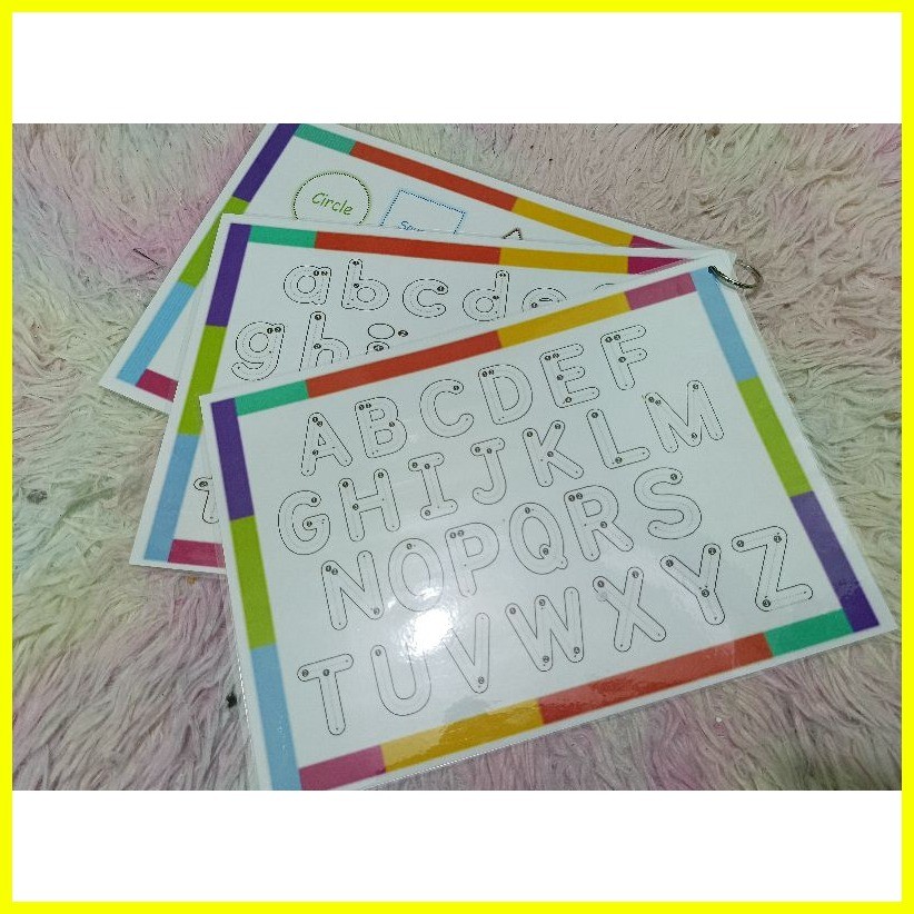 Tracing guide for kids full laminated | Shopee Philippines