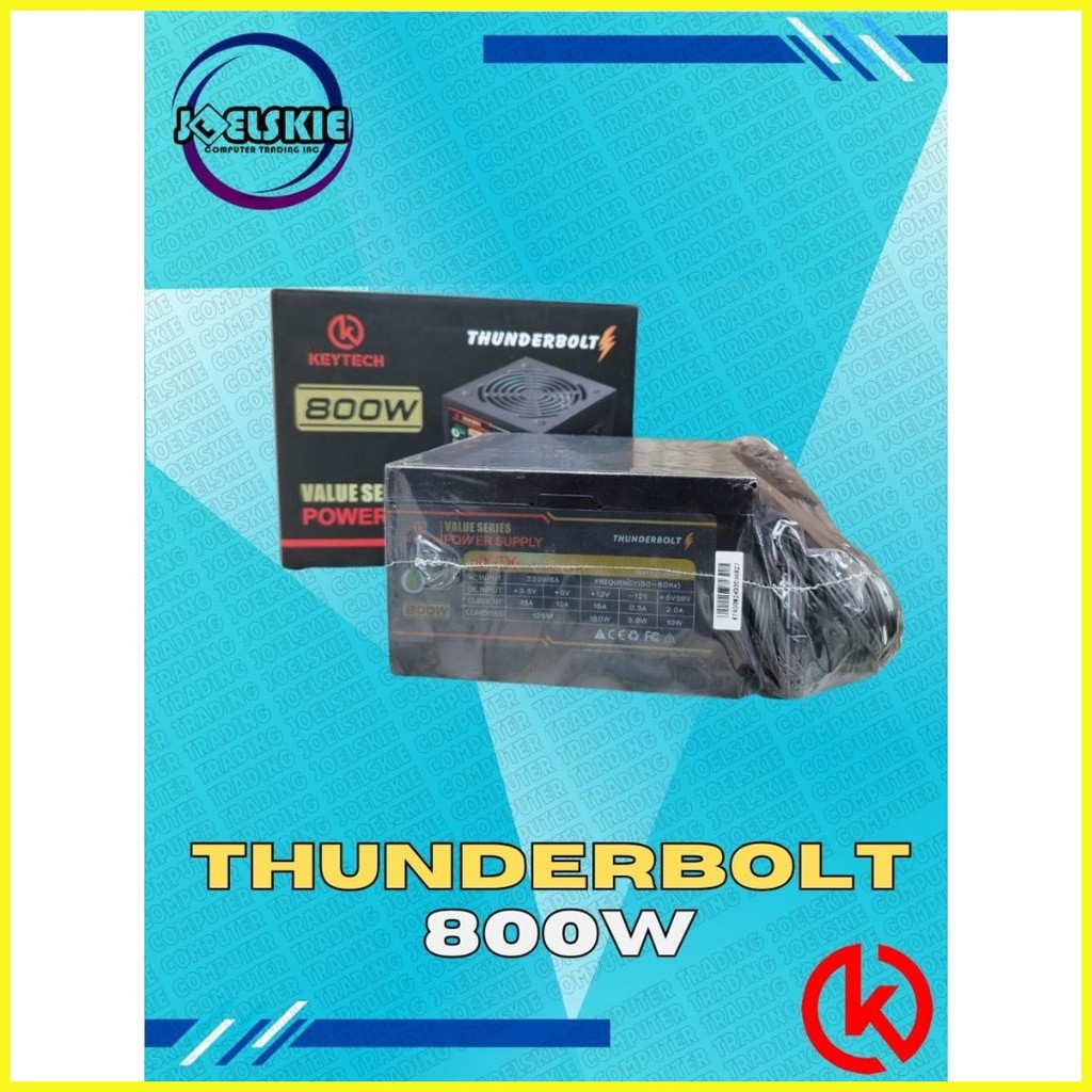 JOELSKIE | KEYTECH THUNDERBOLT 800Watts Semi rated value series big fan ...