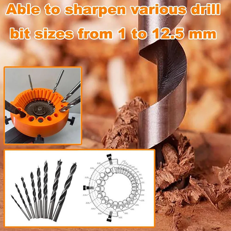 Portable Drill Bit Sharpener Grinding Auxiliary Tool Drill Bit Grinding ...