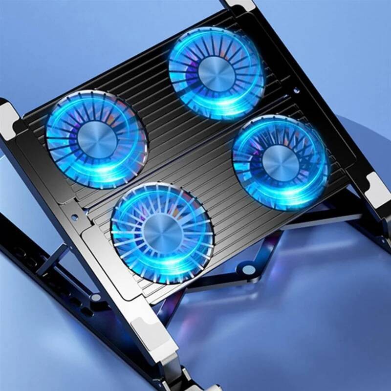 Cooling A29F-Laptop Stand Riser Desk With 4 RGB Silent Fans For Laptop ...
