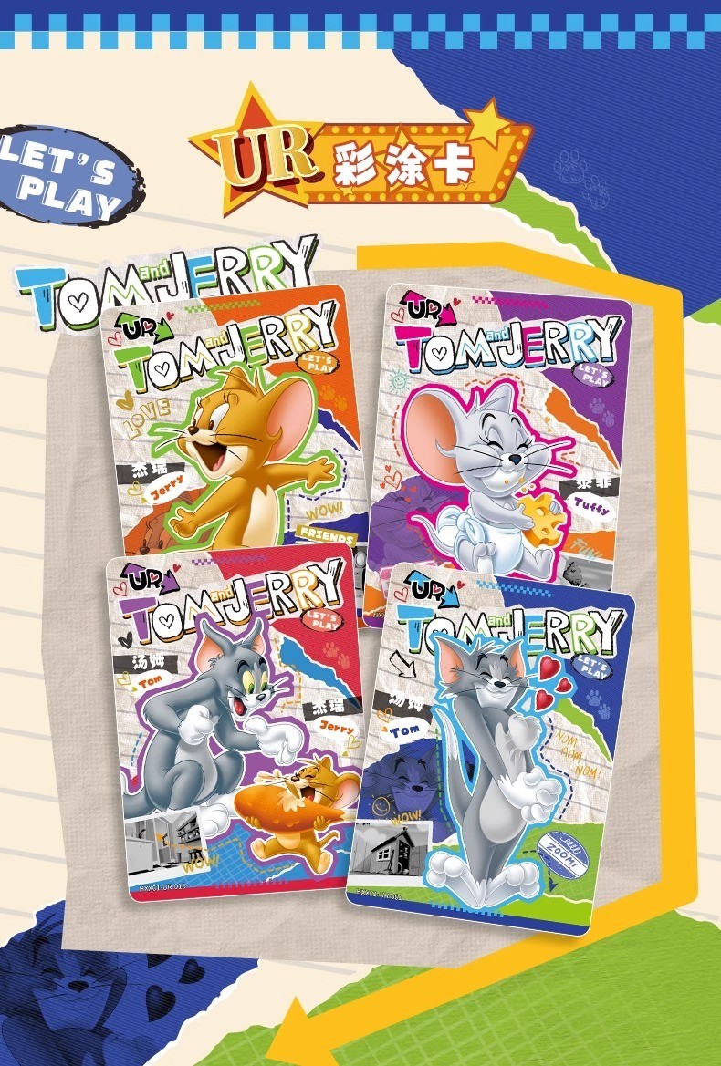 Kayou Tom and Jerry Card Game Cat and Jerry Card 10 Yuan Variety Pack ...