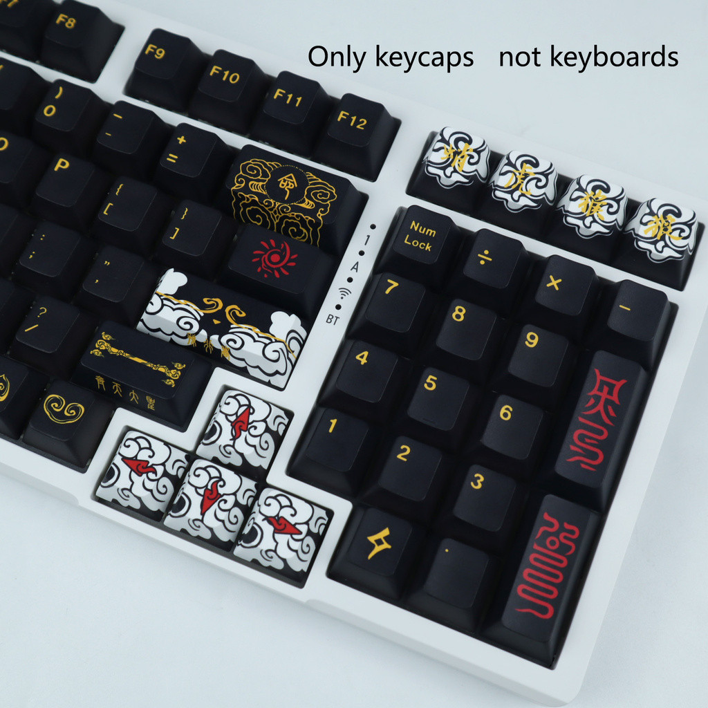 Black Myth Wukong PBT Keycap Cherry Black keycap set Dye Sublimation ...