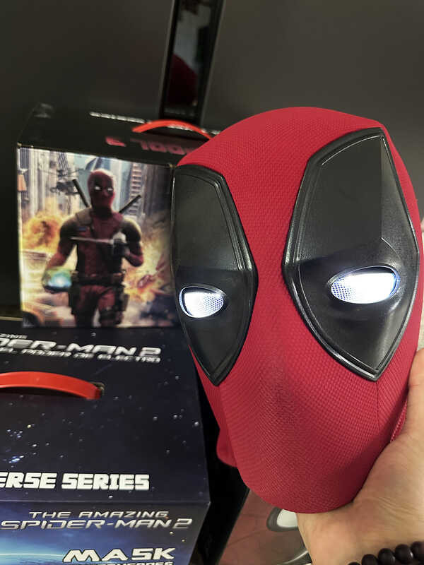 Marvel DC Heroes X-Men Series Deadpool Headgear COS Costume Mask Little ...