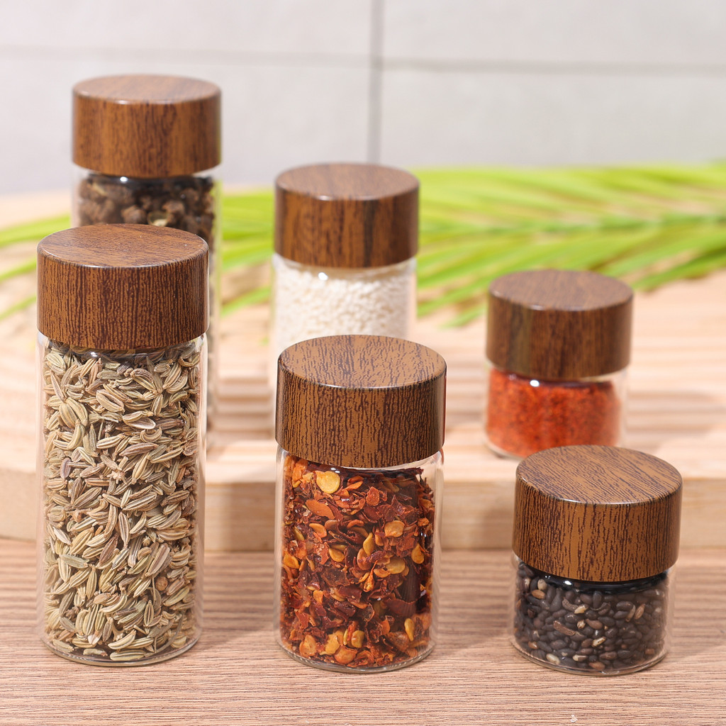 10/20/30ml Mini Glass Bottles Transparent Storage Containers Tube with ...