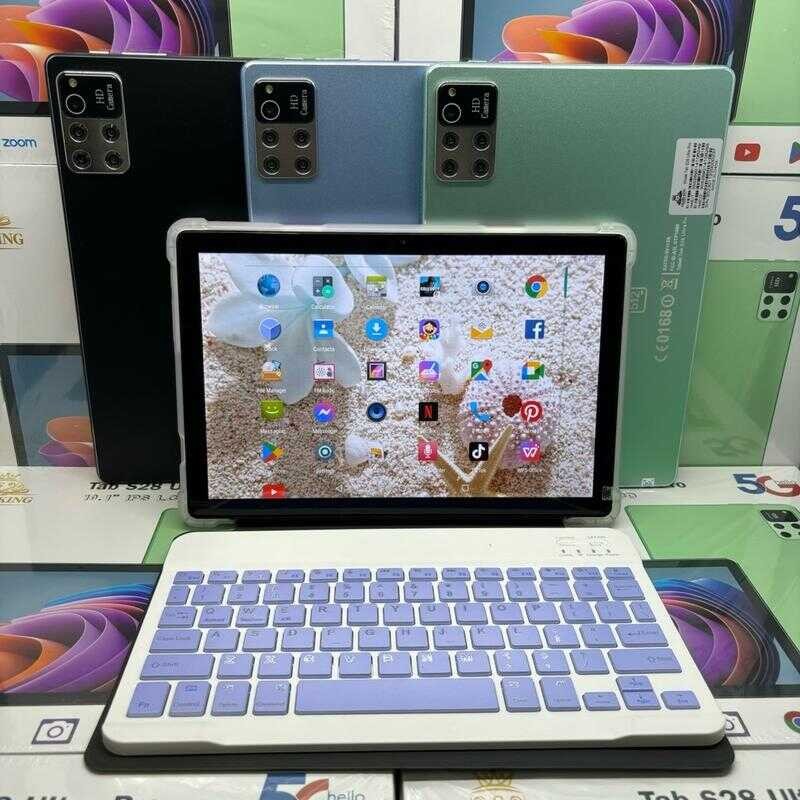 10.1 Inches Tablet 28Pro With Bluetooth Keyboard Android 081 | Shopee ...