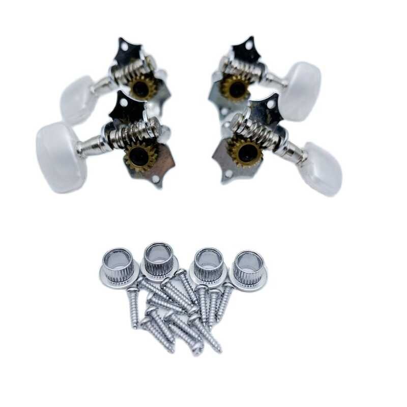 String 4 Hofner Vio Bass Style Tuners Hine Heads White Shell Button ...