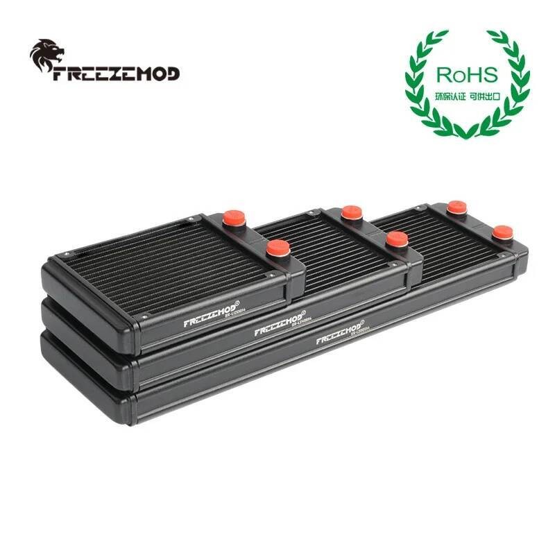 Water PC Cooling Aluminum Radiator Multi-Channels, 60mm 80mm 90mm 120mm ...