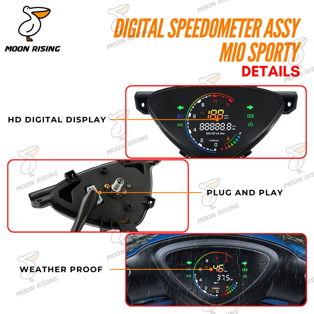 【Low PriceClearance Last Three Days】DIGITAL SPEEDOMETER ASSY FOR YAMAHA ...