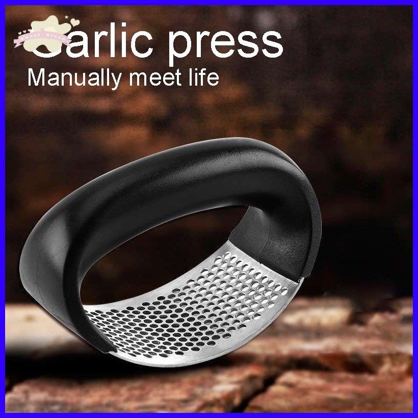 Garlic Press Rocker, Stainless Steel Garlic Mincer Martinique