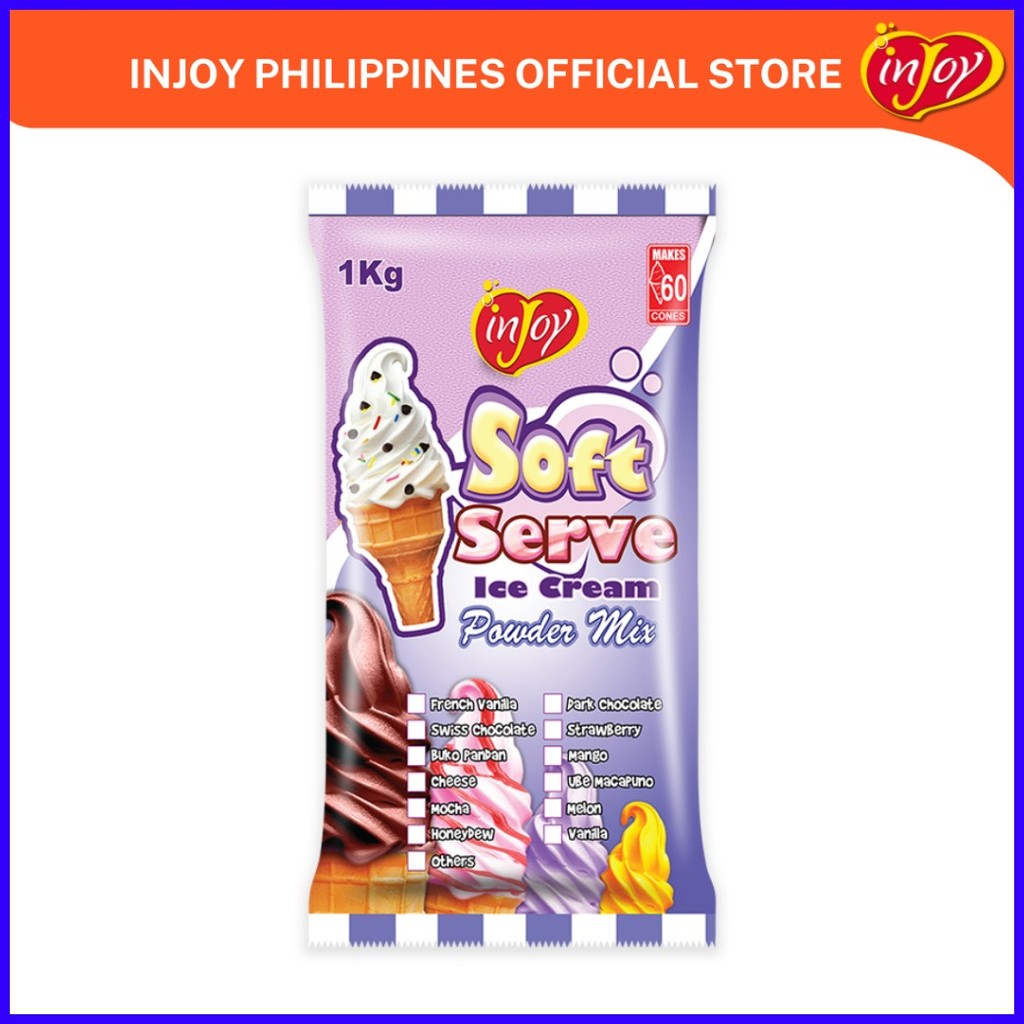 inJoy Ube Macapuno Soft Serve Ice Cream Powder 1kg | Shopee Philippines