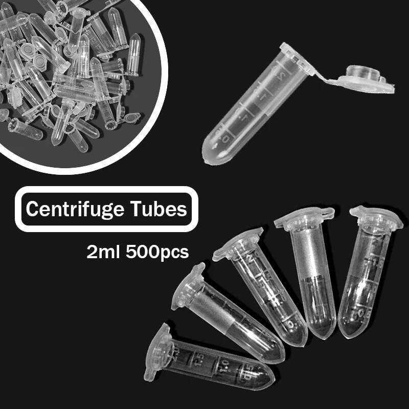 Transparent W Atory Micro Plastic Centrifuge Tubes With Snap Lid ...
